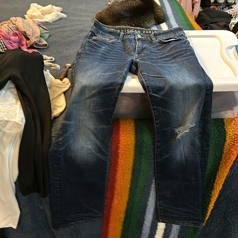 American Eagle men’s next level flex two pairs of jeans